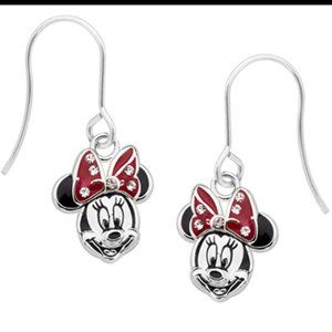 Minnie Mouse Drop Earrings